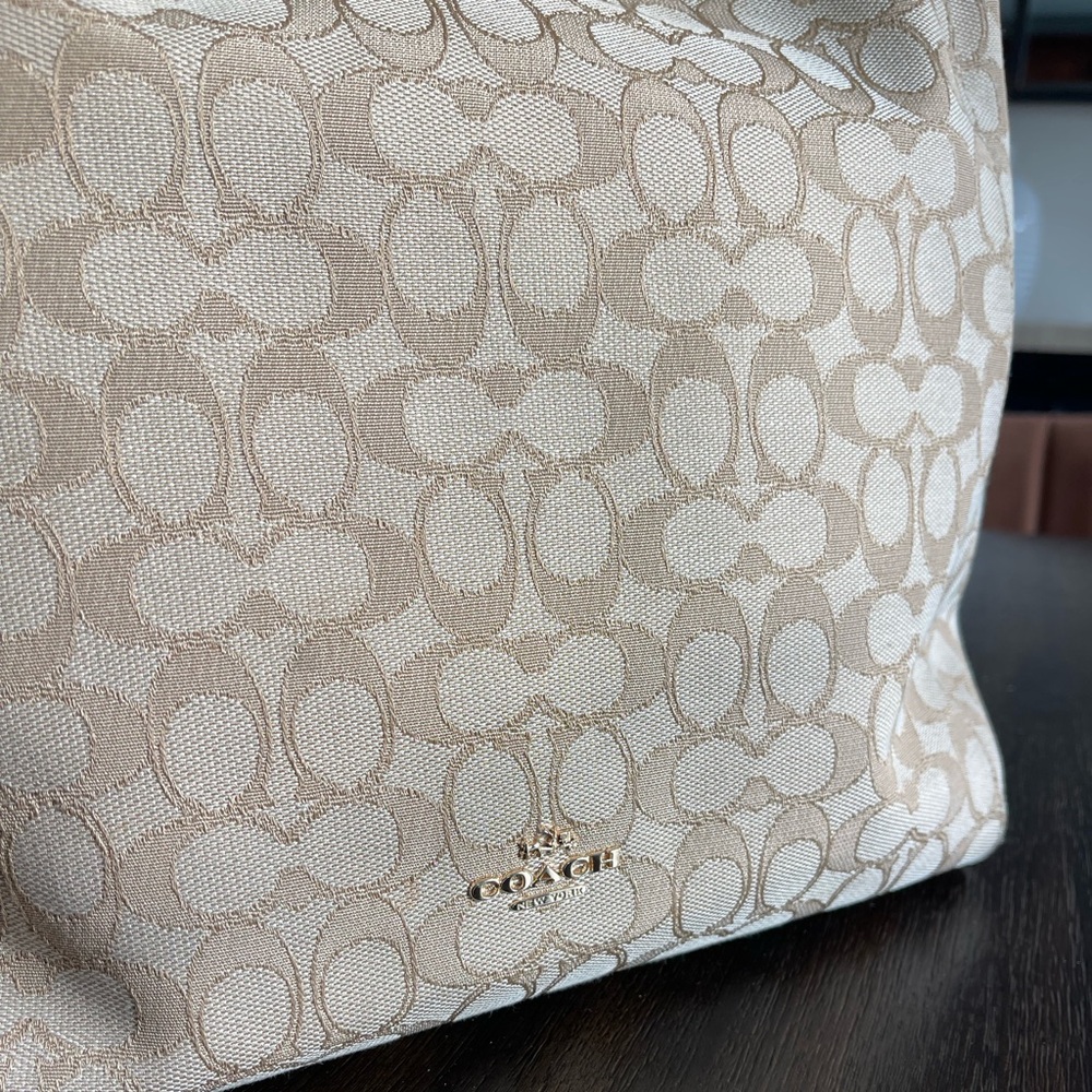 Coach Chalk Signature Canvas and Leather Celeste Hobo - Picture 7 of 14